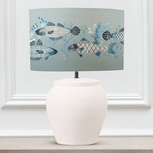 Animal White Lighting - Barbeau Eva & Edessa Complete Table Lamp Ecru/Seafoam Voyage Maison