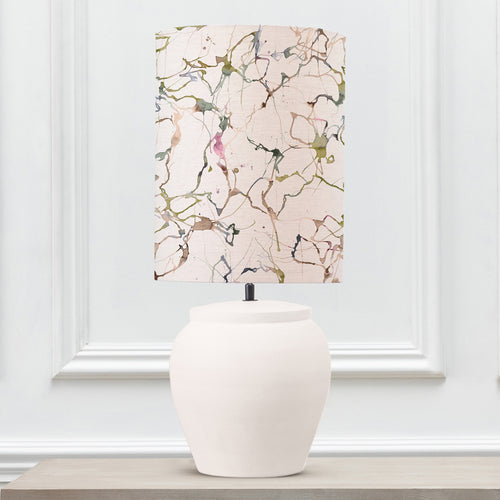 Abstract White Lighting - Edessa  & Carrara Anna  Complete Table Lamp Ecru/Meadow Additions