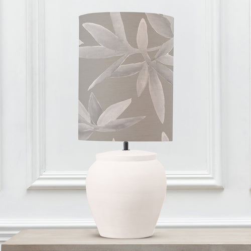 Floral White Lighting - Edessa  & Silverwood Anna  Complete Table Lamp Ecru/Snow Additions
