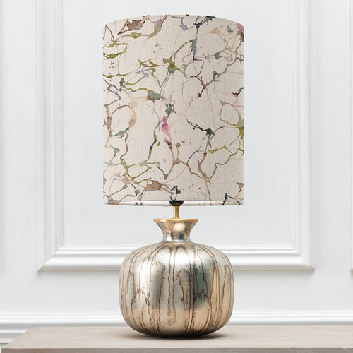 Abstract Gold Lighting - Elphaba  & Carrara Anna  Complete Table Lamp Glass/Meadow Additions