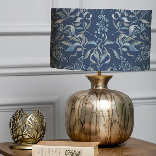 Floral Blue Lighting - Hettie Eva & Elphaba Complete Table Lamp Atlas Voyage Maison