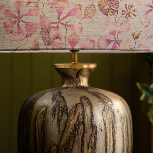 Floral Orange Lighting - Philipa Eva & Elphaba Complete Table Lamp Primrose Voyage Maison