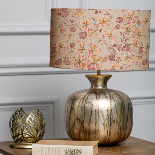 Floral Orange Lighting - Elphaba & Philipa Complete Table Lamp Primrose Voyage Maison