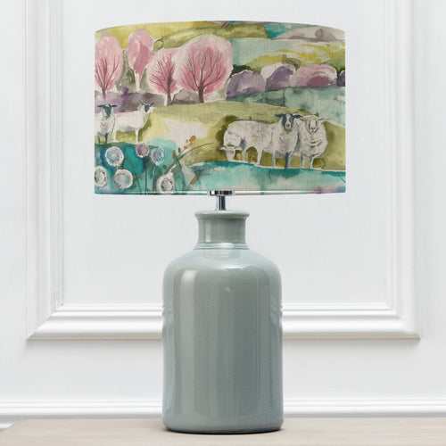 Animal Blue Lighting - Elspeth  & Buttermere Eva  Complete Table Lamp Duck/Linen Voyage Maison
