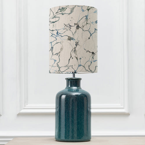 Abstract Blue Lighting - Elspeth  & Carrara Anna  Complete Table Lamp Aqua/Frost Additions