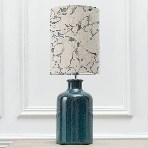 Abstract Blue Lighting - Carrara Anna & Elspeth Complete Table Lamp Aqua/Frost Additions