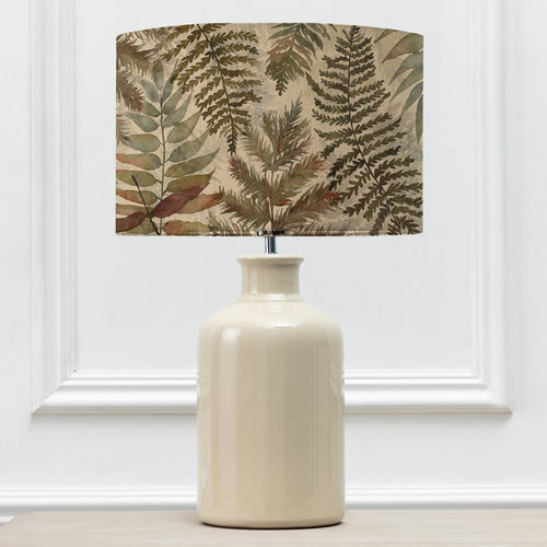 Floral Brown Lighting - Elowen Eva & Elspeth Complete Table Lamp Mulberry Voyage Maison