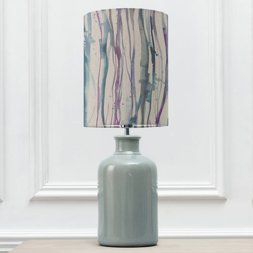 Abstract Blue Lighting - Elspeth  & Falls Anna  Complete Table Lamp Duck/Indigo Additions