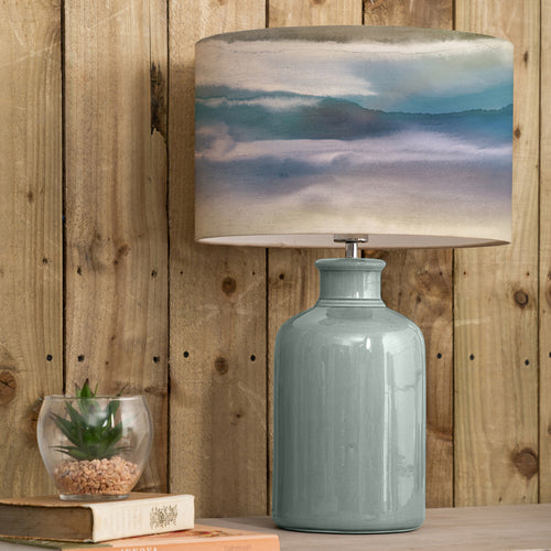 Abstract Blue Lighting - Fjord Eva & Elspeth Complete Table Lamp Duck/Loch Voyage Maison