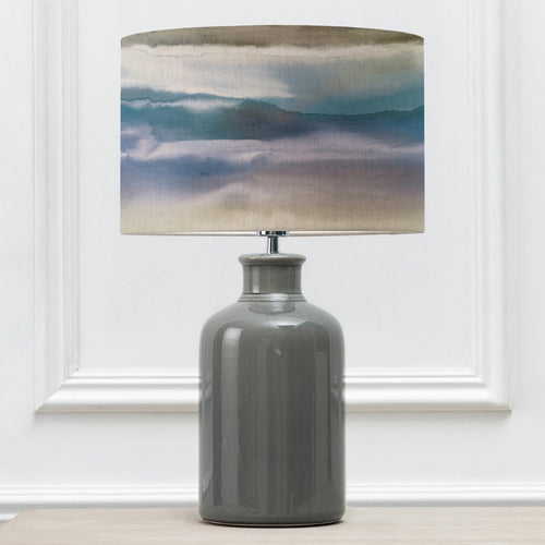 Abstract Grey Lighting - Elspeth  & Fjord Eva  Complete Table Lamp Grey/Loch Voyage Maison
