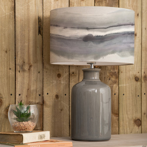 Voyage Maison Elspeth & Fjord Eva Complete Table Lamp in Grey/Natural