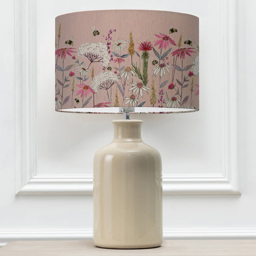Floral Cream Lighting - Elspeth  & Hermione Eva  Complete Table Lamp Cream/Blush Voyage Maison