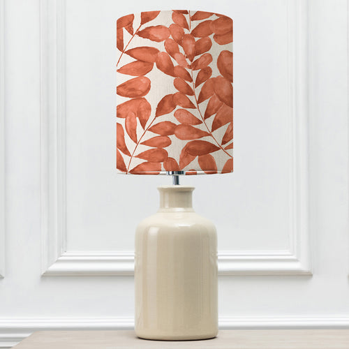Floral Cream Lighting - Elspeth  & Rowan Anna  Complete Table Lamp Cream/Amber Additions
