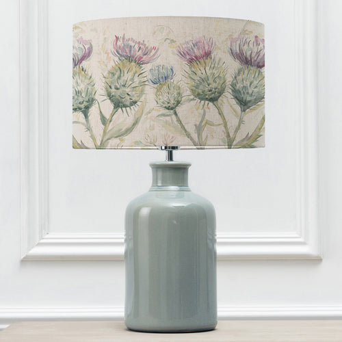 Floral Blue Lighting - Elspeth  & Thistle Glen Eva  Complete Table Lamp Duck/Linen Voyage Maison