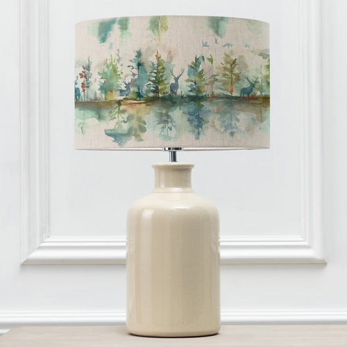 Animal Cream Lighting - Wilderness Eva & Elspeth Complete Table Lamp Cream/Topaz Voyage Maison