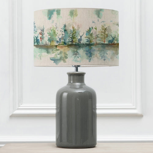 Animal Grey Lighting - Wilderness Eva & Elspeth Complete Table Lamp Grey/Topaz Voyage Maison