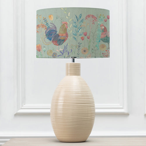 Animal Cream Lighting - Bilbury Flock Eva & Epona Complete Table Lamp Cream/Robins Egg Voyage Maison