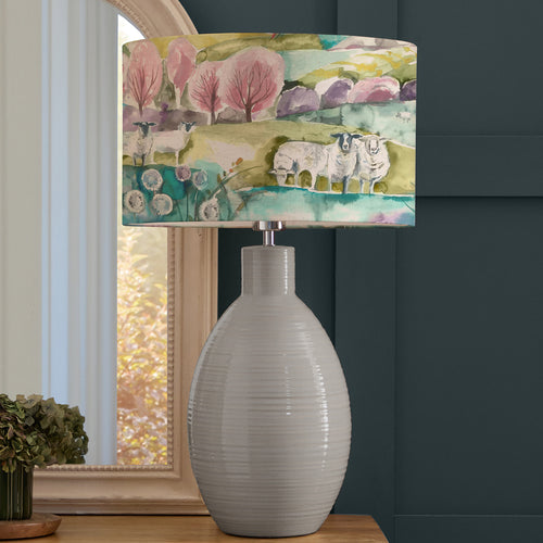 Animal Blue Lighting - Buttermere Eva & Epona Complete Table Lamp Duck/Linen Voyage Maison