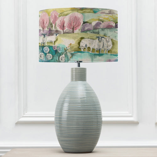 Animal Blue Lighting - Buttermere Eva & Epona Complete Table Lamp Duck/Linen Voyage Maison