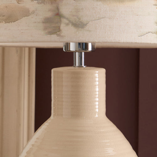 Animal Cream Lighting - Caledonian Forest Eva & Epona Complete Table Lamp Cream/Linen Voyage Maison