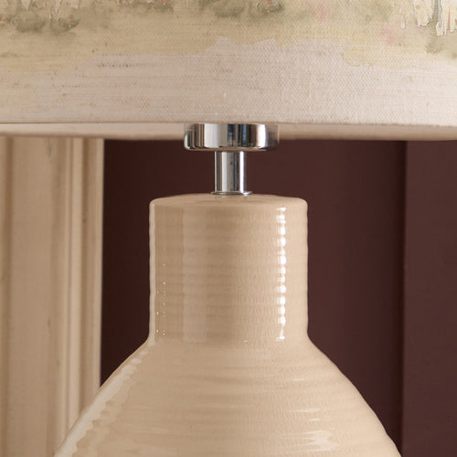 Animal Cream Lighting - Come By Eva & Epona Complete Table Lamp Cream/Linen Voyage Maison
