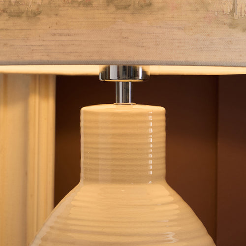 Animal Cream Lighting - Come By Eva & Epona Complete Table Lamp Cream/Linen Voyage Maison