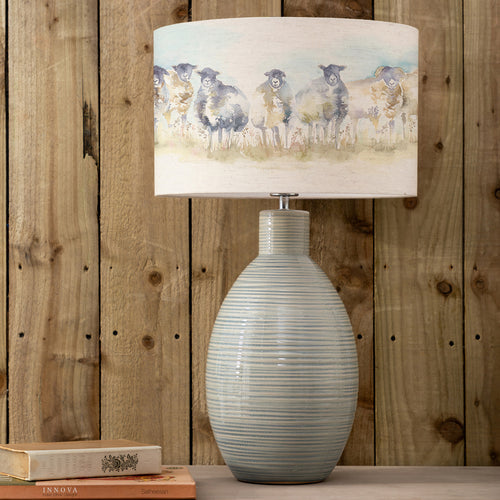 Animal Blue Lighting - Come By Eva & Epona Complete Table Lamp Duck/Linen Voyage Maison