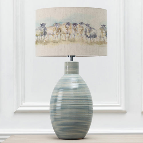 Animal Blue Lighting - Come By Eva & Epona Complete Table Lamp Duck/Linen Voyage Maison