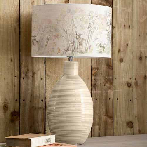 Animal Cream Lighting - Epona  & Enchanted Forest Eva  Complete Table Lamp Cream/Forest Voyage Maison