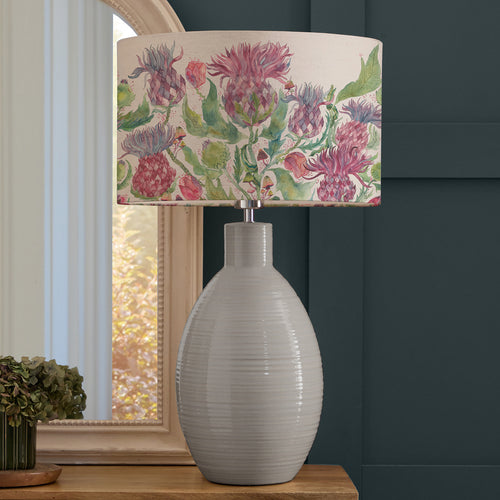 Floral Blue Lighting - Fairytale Bristles Eva & Epona Complete Table Lamp Duck/Damson Voyage Maison