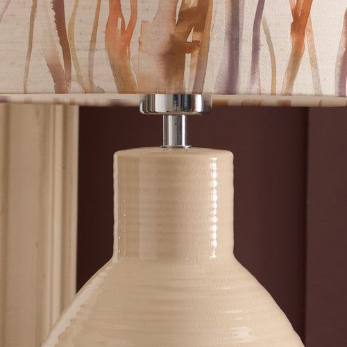 Abstract Cream Lighting - Falls Anna & Epona Complete Table Lamp Cream/Ironstone Additions