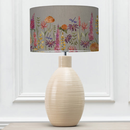 Floral Cream Lighting - Epona  & Florabunda Eva  Complete Table Lamp Cream/Russet Voyage Maison
