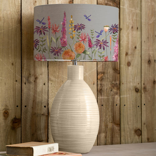 Floral Cream Lighting - Epona  & Florabunda Eva  Complete Table Lamp Cream/Russet Voyage Maison