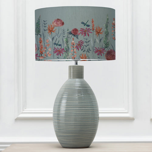 Floral Blue Lighting - Epona  & Florabunda Eva  Complete Table Lamp Duck/Cornflower Voyage Maison