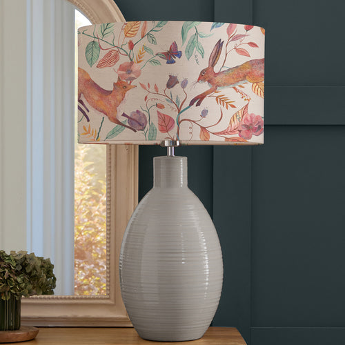 Animal Blue Lighting - Leaping Into The Fauna Eva & Epona Complete Table Lamp Duck/Linen Voyage Maison