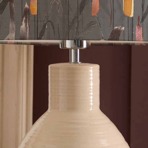 Floral Cream Lighting - Orientalis Eva & Epona Complete Table Lamp Cream/Amber Voyage Maison