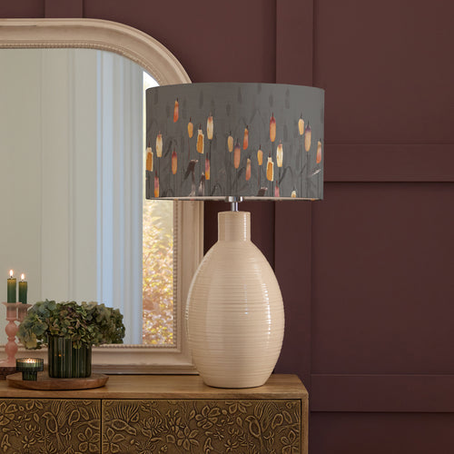 Floral Cream Lighting - Orientalis Eva & Epona Complete Table Lamp Cream/Amber Voyage Maison