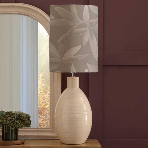 Floral Cream Lighting - Silverwood Anna & Epona Complete Table Lamp Cream/Snow Additions