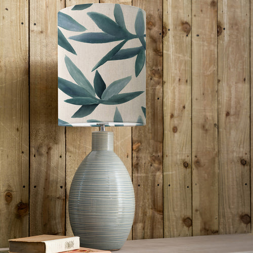Floral Blue Lighting - Epona  & Silverwood Anna  Complete Table Lamp Duck/River Additions