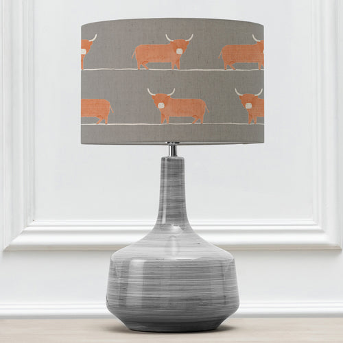 Animal Grey Lighting - Eris  & Dougal Eva  Complete Table Lamp Slate/Granite Voyage Maison