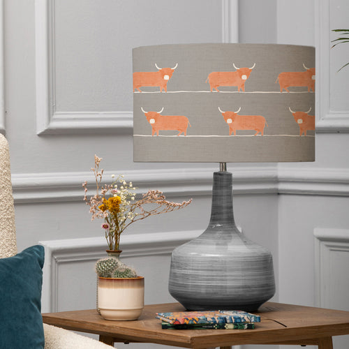 Animal Grey Lighting - Eris  & Dougal Eva  Complete Table Lamp Slate/Granite Voyage Maison