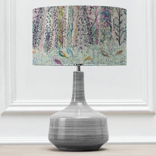 Animal Grey Lighting - Whimsical Tale Eva & Eris Complete Table Lamp Slate/Twilight Voyage Maison