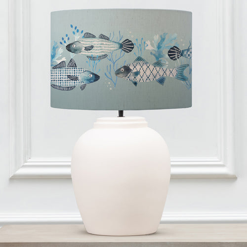 Animal White Lighting - Evora  & Barbeau Eva  Complete Table Lamp Ecru/Seafoam Voyage Maison