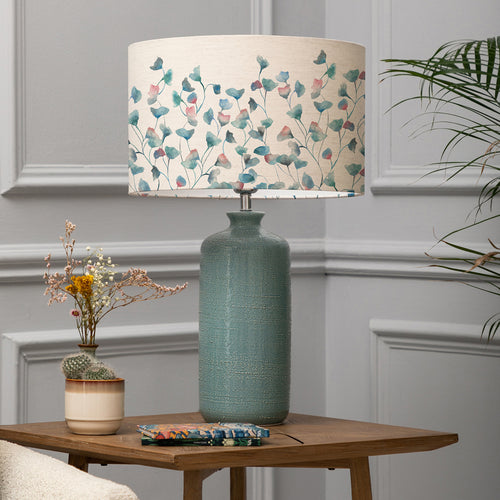 Floral Blue Lighting - Cala Eva & Inopia Complete Table Lamp Marine Voyage Maison