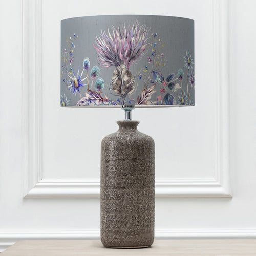 Floral Grey Lighting - Inopia   & Elysium Eva  Complete Lamp Grey/Sapphire Voyage Maison