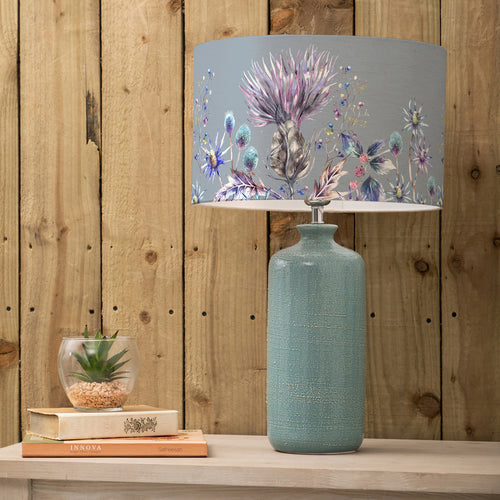 Floral Blue Lighting - Inopia   & Elysium Eva  Complete Lamp Teal/Sapphire Voyage Maison