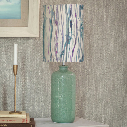 Abstract Blue Lighting - Falls Anna & Inopia Complete Table Lamp Teal/Indigo Additions