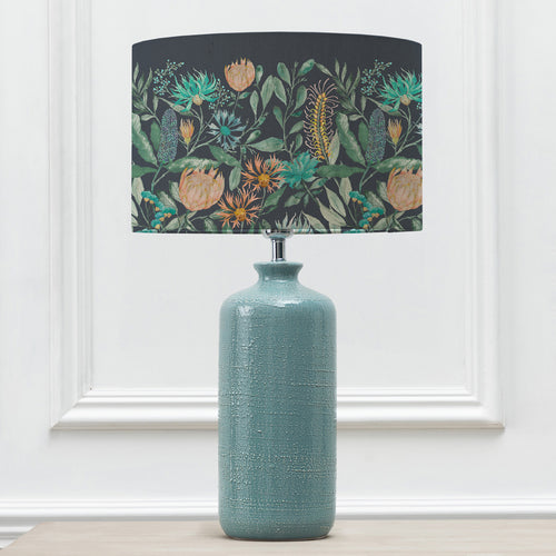 Floral Blue Lighting - Inopia   & Fortazela Eva  Complete Lamp Teal/Sapphire Voyage Maison