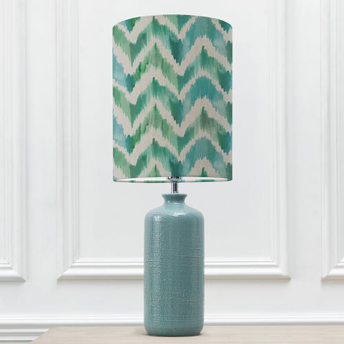 Abstract Blue Lighting - Savannah Anna & Inopia Complete Table Lamp Teal/Isla Additions