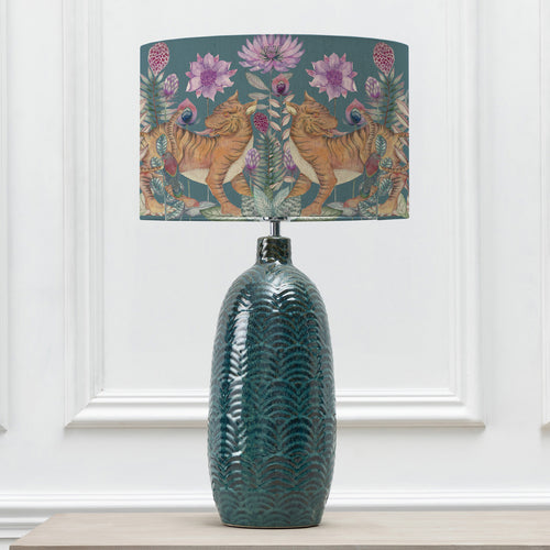 Floral Blue Lighting - Jadis  & Baghdev Eva  Complete Table Lamp Aqua/Iris Voyage Maison